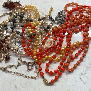 Bag of broken necklaces